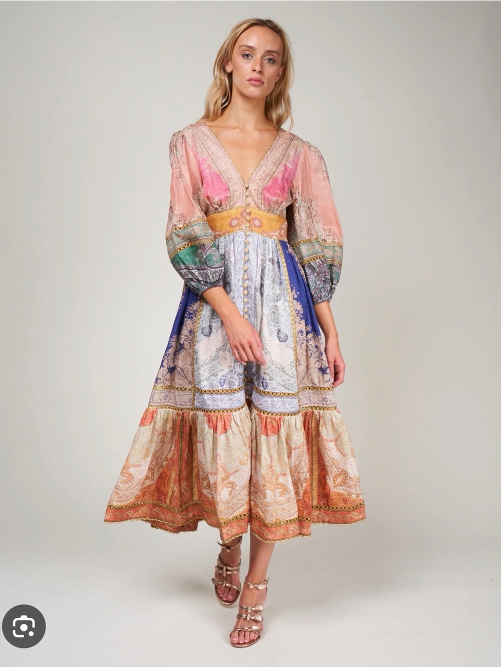 EUC Zimmermann Anneke Lantern Dress size 3